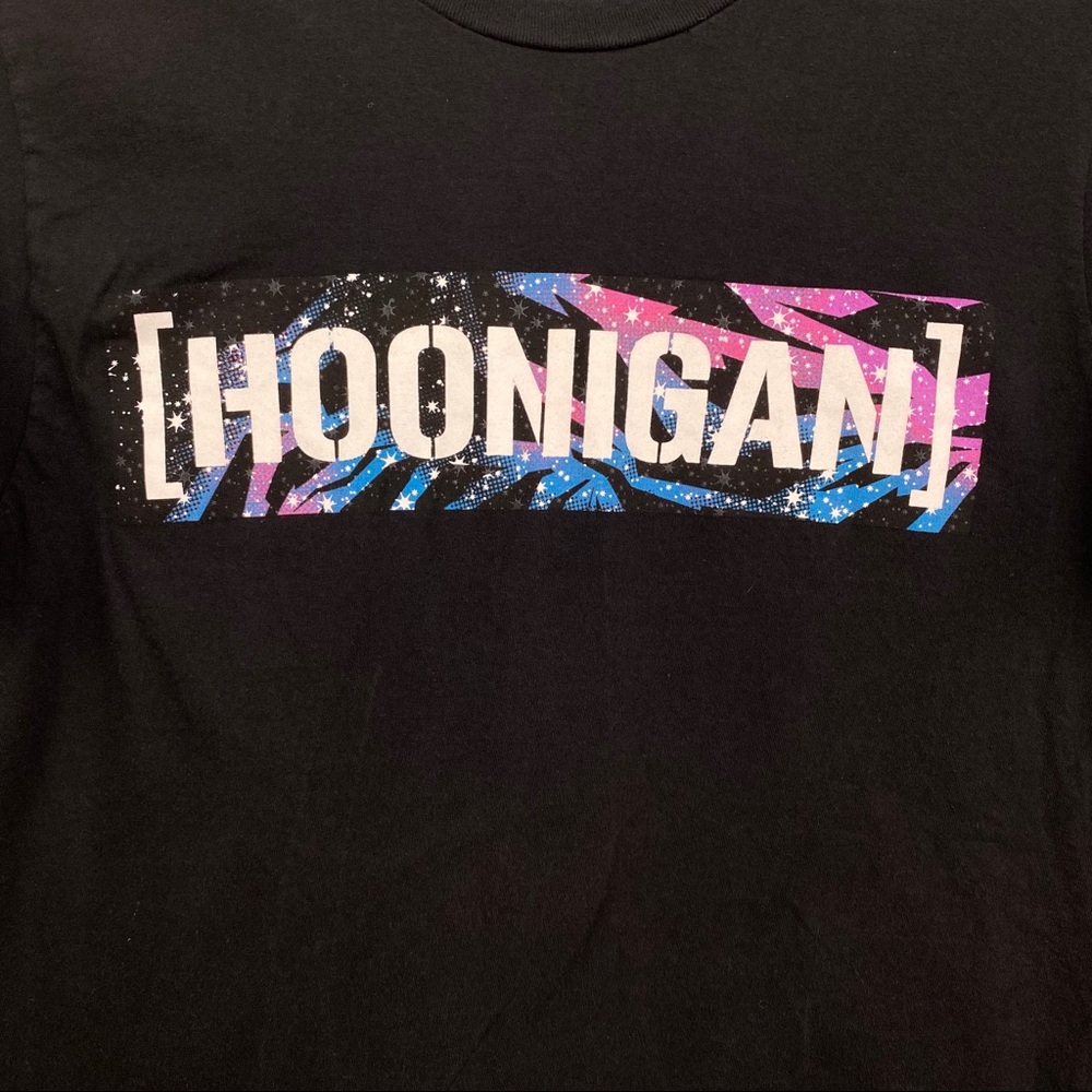 ⚠️SOLD⚠️ HOONIGAN Censor bar black t-shirt M - Picture 3 of 7